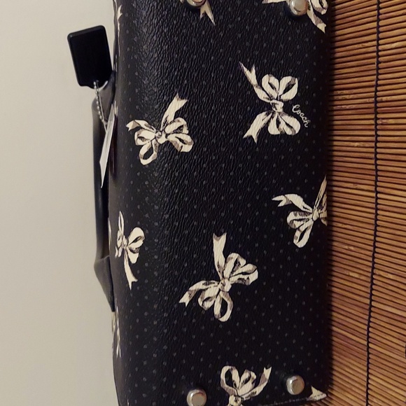 NWT COACH ANDREA CARYALL BAG WITH BOW - Picture 4 of 12
